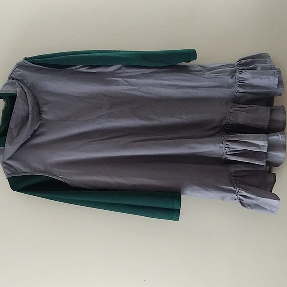 Women's Cowl Neck Tunic Midi Dress Ruffle Hem sz Small - Picture 15 of 15